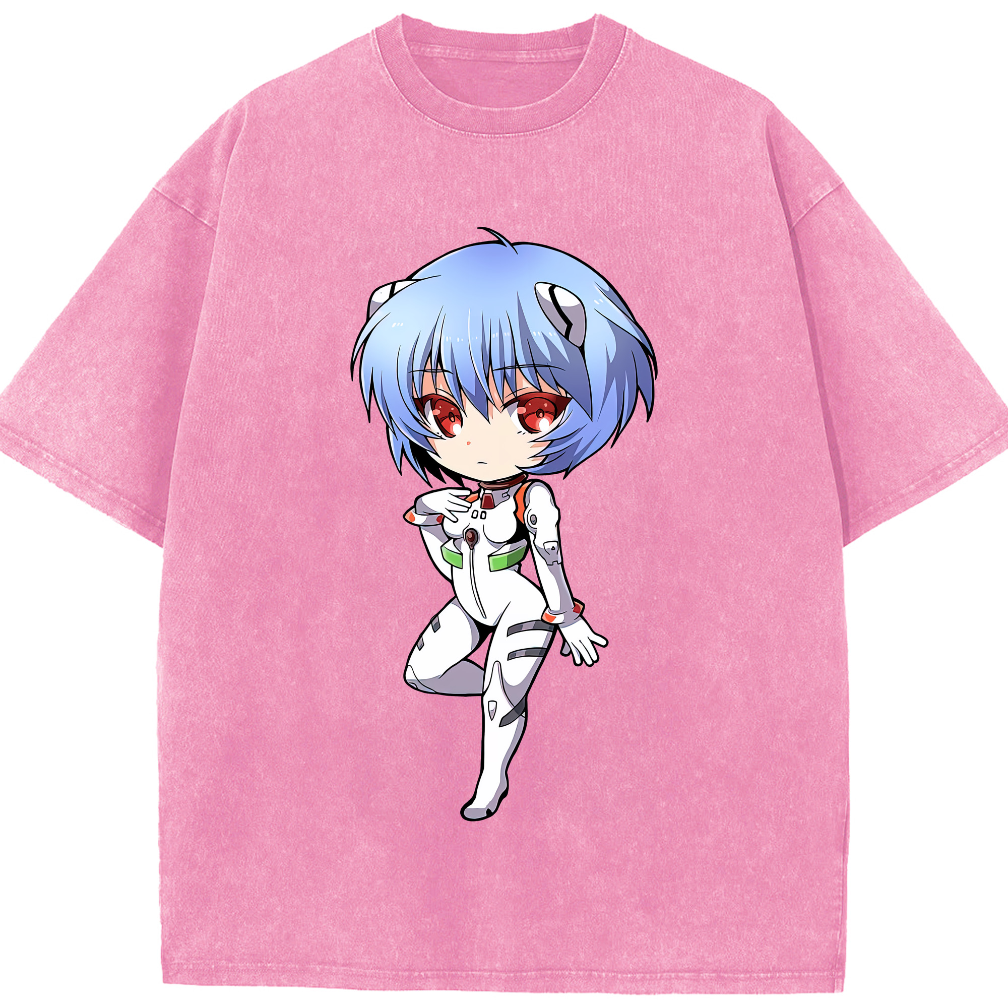 （画像用） EVA 新世紀エヴァンゲリオン 綿100% ヴィンテージ風 半袖Tシャツ（フロントプリント）